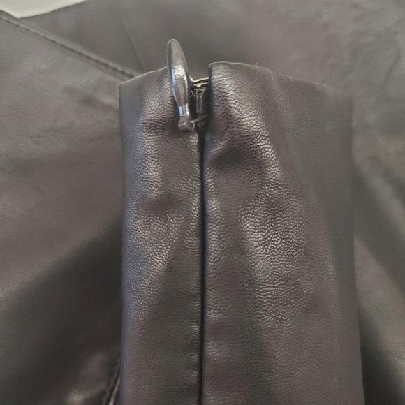 Noisy May Rebel Faux Leather Mini Skirt - Picture 7 of 14